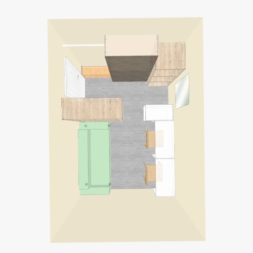 a 9-square-meter room for 2 people (test)