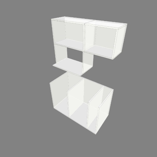 Alacena y microondas