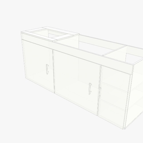 armario cozinha cooktop pia 120