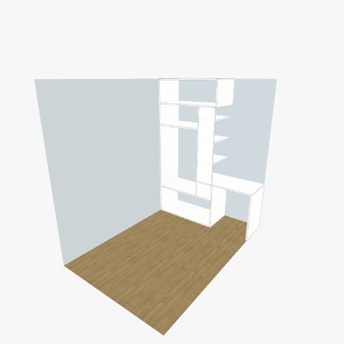 Armario eficiente para habitación pequeña