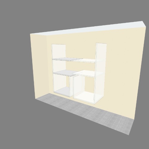 Armario para mueble empotrado