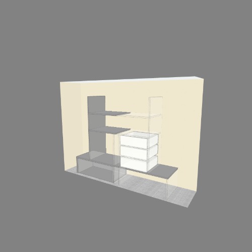Armario para mueble empotrado