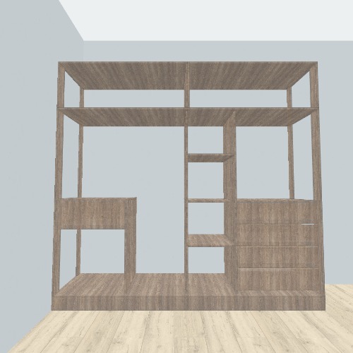 ARMARIO SIN FONDO NI LATERALES