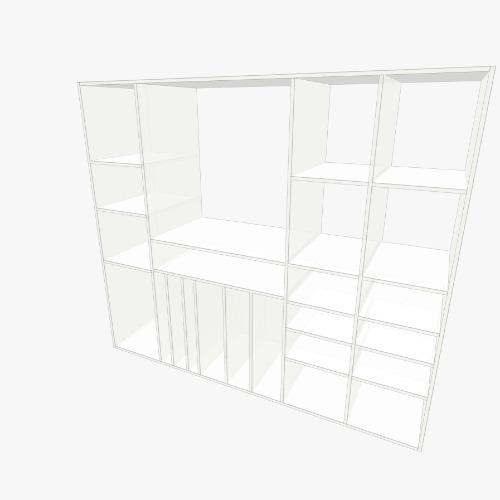 Armoire S-Sol Flatmaコミュニティの無料3D家具プロジェクトと図面