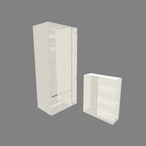 Mueble termotanque y toallero