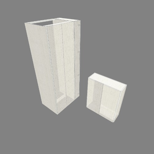 Mueble termotanque y toallero