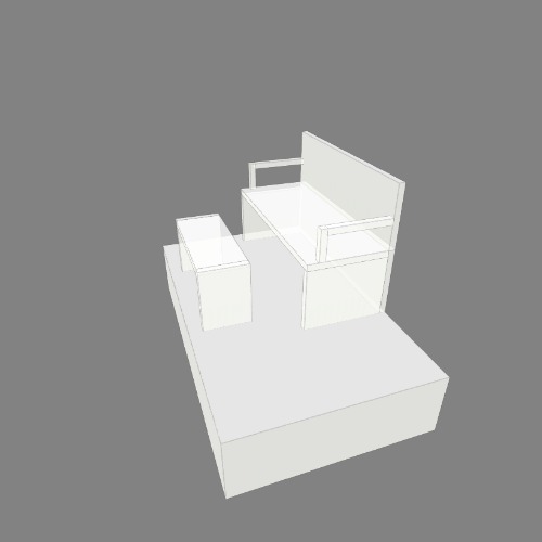 Balcony Sofa & Coffee Table