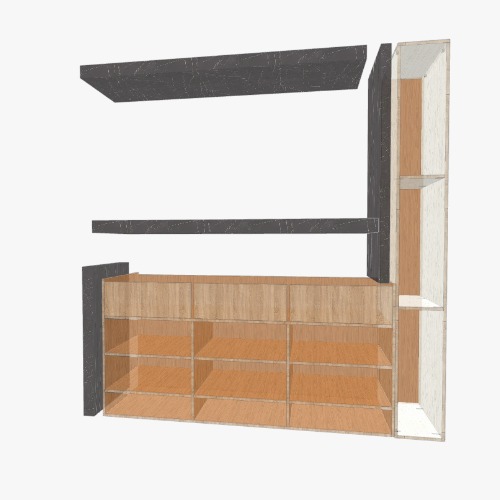 bancada divisora de ambientes