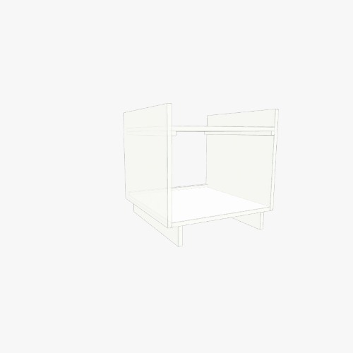 Banco tornamesa 50 x 50