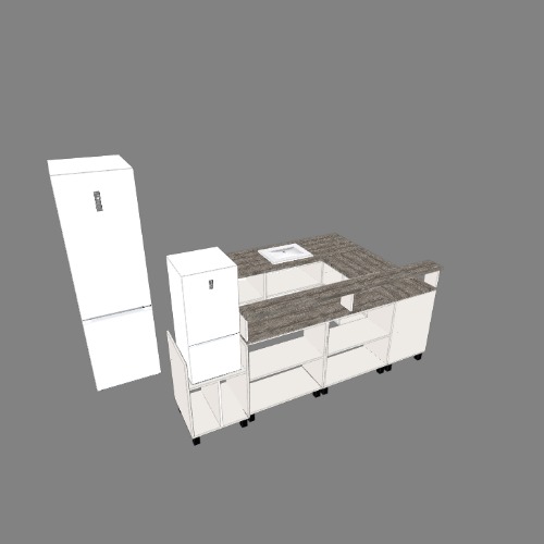 барная стойка Бесплатные 3D-проекты мебели и чертежи от сообщества Flatma