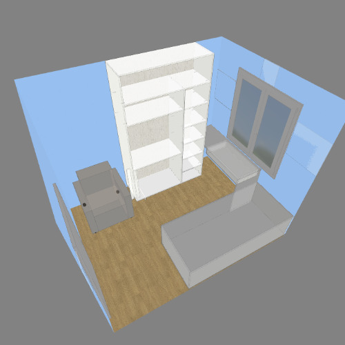 quarto bebe Бесплатные 3D-проекты мебели и чертежи от сообщества Flatma