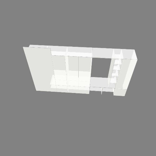 Bedroom walk-in closet