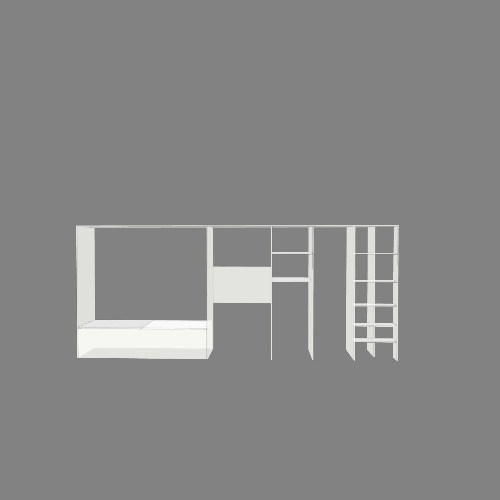 Bedroom walk-in closet