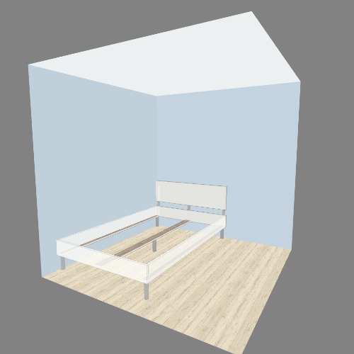 Bett 140 x 220 cm Free 3D furniture designs and blueprints from Flatma Community