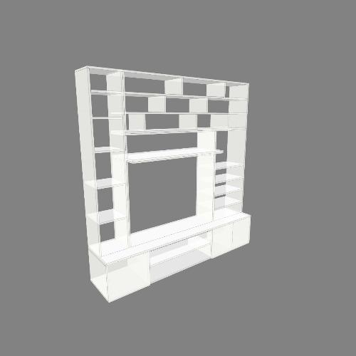 Bibliotheque TV Free 3D furniture designs and blueprints from Flatma Community