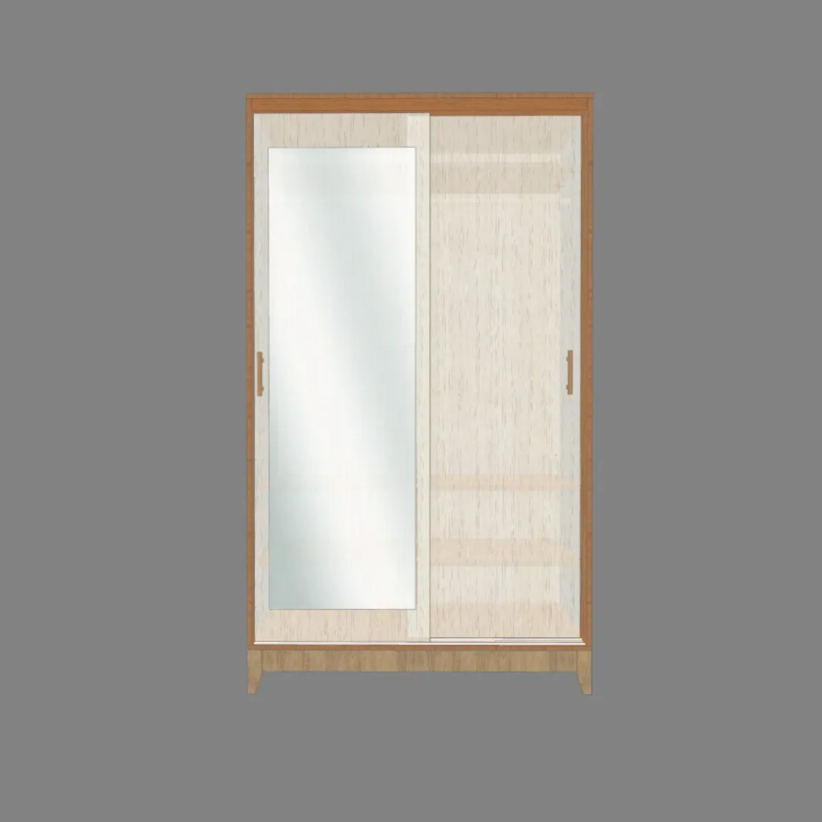 DIY sliding door wardrobe plans with mirror and modern minimalist design for bedroom storage