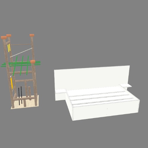 Большой стенд для попугаев