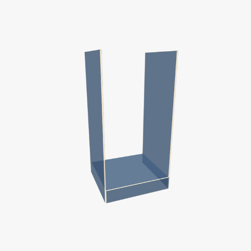 Book case 110 cm High with top