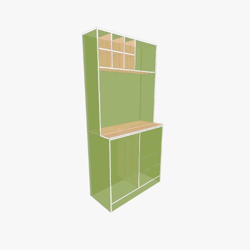 Cafeteria โครงการและแบบแปลนเฟอร์นิเจอร์ 3D ฟรีจากชุมชน Flatma