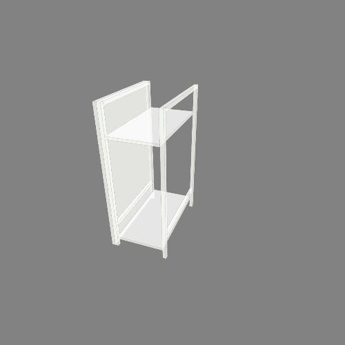 Cajonera adosada a escritorio prefabricado