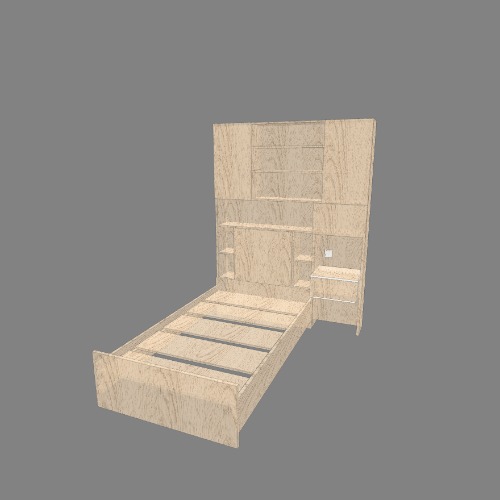 CAMA CON CABECERA INCOMPLETO