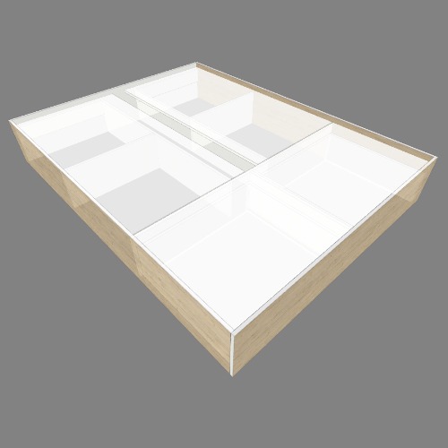 cama con cajon en la parte inferior