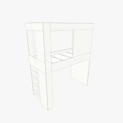 Cama mezanino Julia e baby