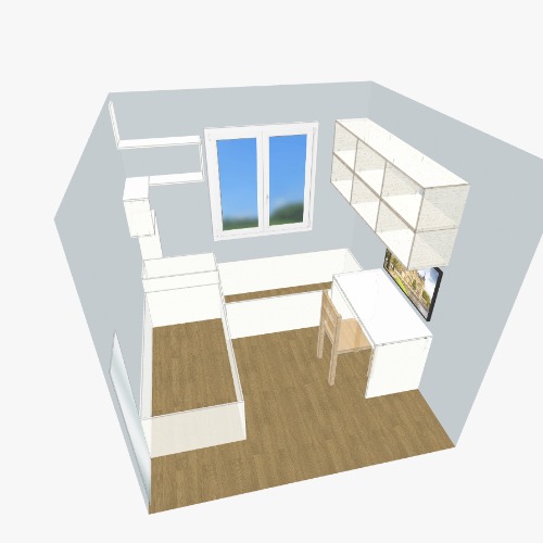 quarto_meninas Бесплатные 3D-проекты мебели и чертежи от сообщества Flatma