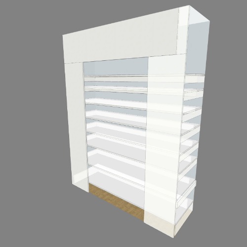 Canning Cabinet in Bedroom Closet