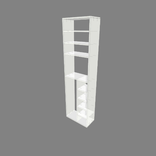 CD-Regal mit Lautsprecher und Anlage