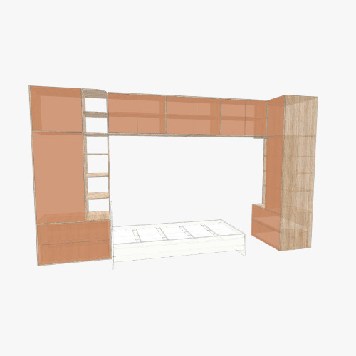 Chambre n°2 Free 3D furniture designs and blueprints from Flatma Community