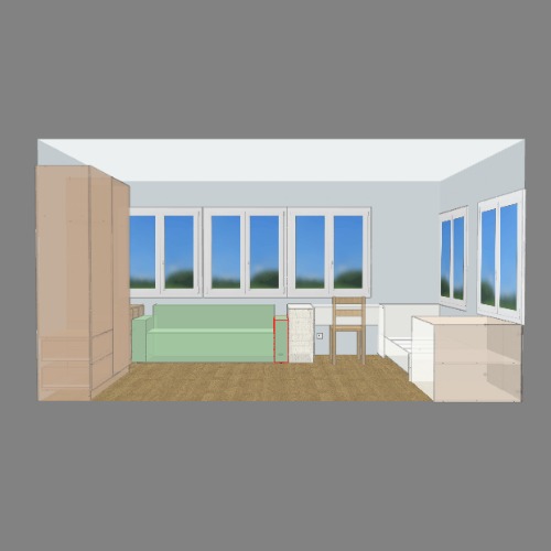 除了厕所和厨房以外的空间 Free 3D furniture designs and blueprints from Flatma Community