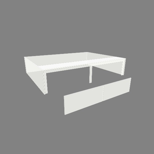床 Бесплатные 3D-проекты мебели и чертежи от сообщества Flatma