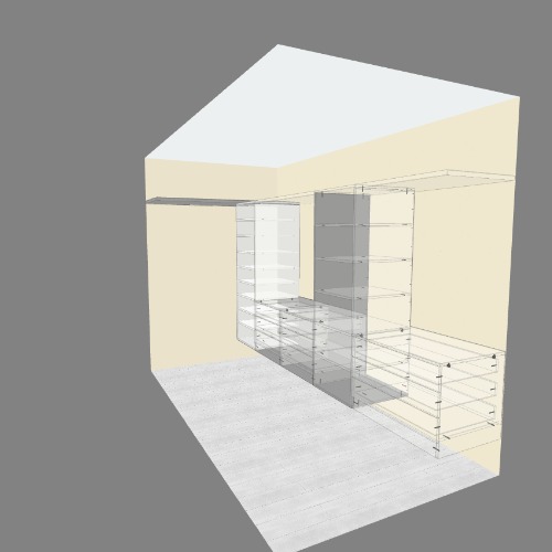 closet Бесплатные 3D-проекты мебели и чертежи от сообщества Flatma