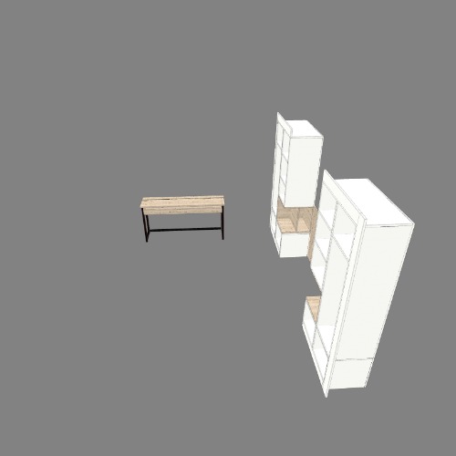 Closet cabecera y escritorio/piano