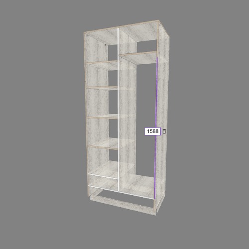 closet individualsin puertas ni fondo
