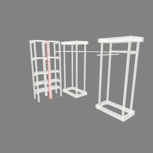 closet madeira sobras