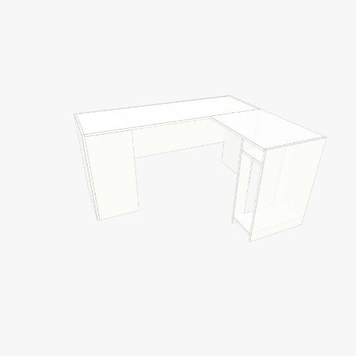 Computer corner table