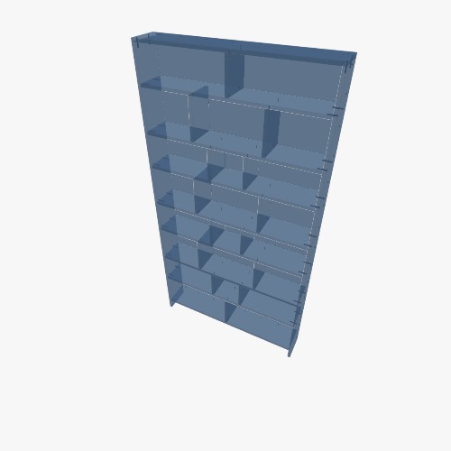 Dark blue cabinet for lego and stuff