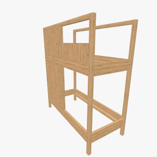 Детская кровать двухьярусная