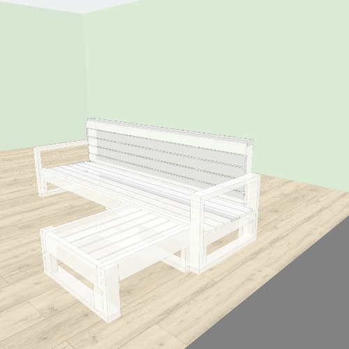 Диван садовый