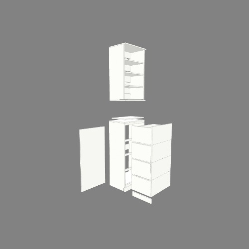 drawer new Projets et plans de meubles 3D gratuits de la Communauté Flatma