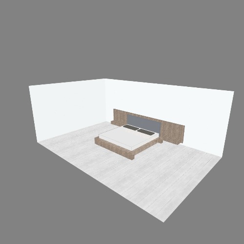 Eichenbalken DIY Bett