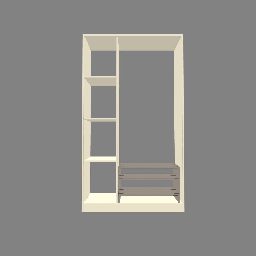 Entry Way Divider Shelf
