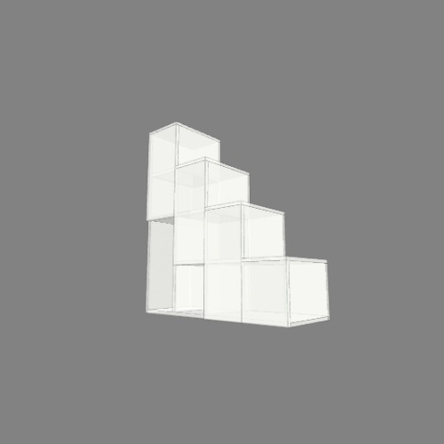 escala con cajones Бесплатные 3D-проекты мебели и чертежи от сообщества Flatma