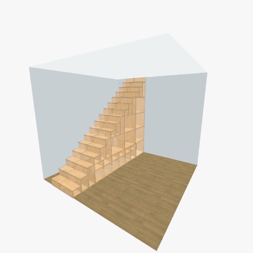 Escalier salle de jeux