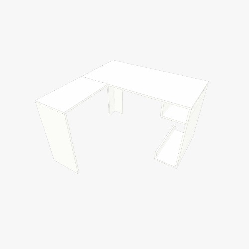 Escritorio Бесплатные 3D-проекты мебели и чертежи от сообщества Flatma