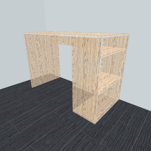 Escritorio 120x60x74 cm - 2cm grosor