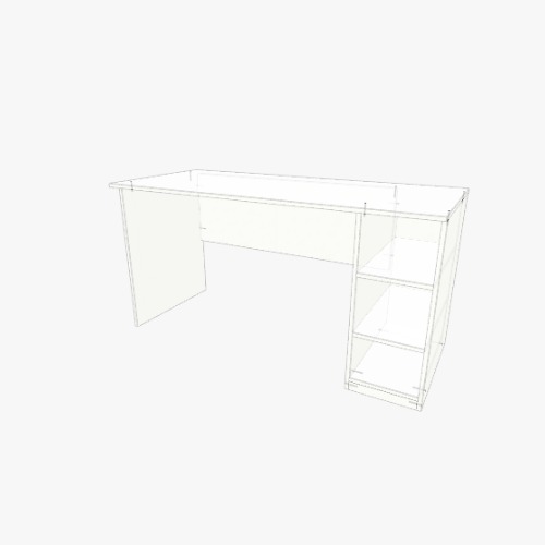 escritorio Бесплатные 3D-проекты мебели и чертежи от сообщества Flatma