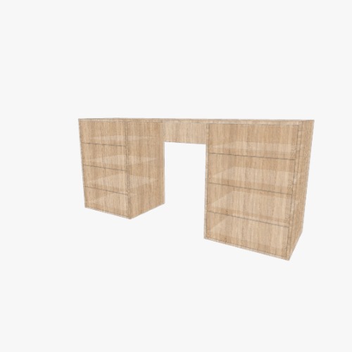 Escritorio con cajones